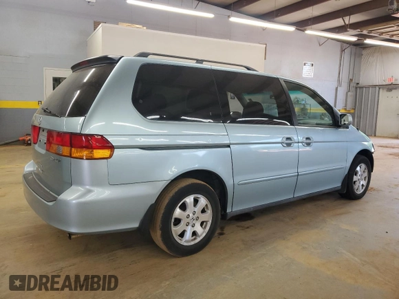 2004 Honda Odyssey EX-L z VIN 5FNRL18044B020316, wystawiony jako Copart lot #56027435 z przebiegiem 192 429 mil mil oraz Szkoda całkowita • Salvage title. Historia ofert i sprzedaży dostępna na DreamBid. Obrazek 3.