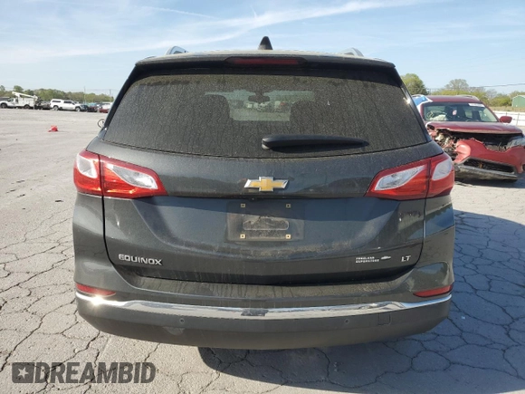 2018 Chevrolet Equinox LT with VIN 3GNAXJEV1JL100727, listed as a Copart auction lot 51976995 with 157,415 mi miles and Salvage Title. Bid and sale history available at carsss.com. Image 6.