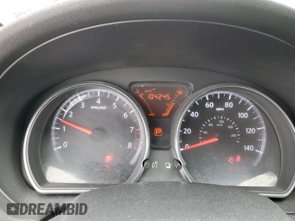 2012 Nissan Versa SL with VIN 3N1CN7AP5CL829210, listed as a Copart auction lot 59029455 with 104,245 mi miles and Salvage title. Bid and sale history available at DreamBid. Image 9.