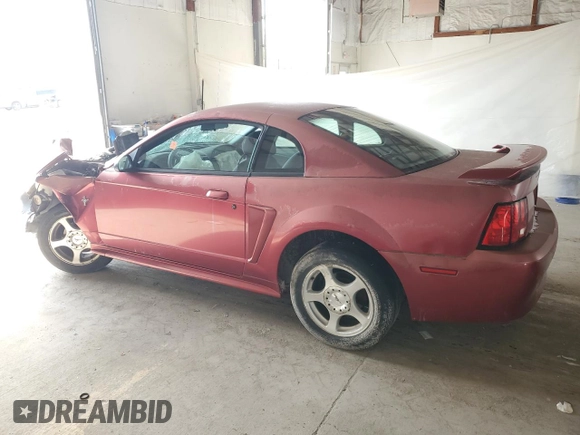 2003 Ford Mustang Standard z VIN 1FAFP40433F371497, wystawiony jako Copart lot #58476325 z przebiegiem Nie podano mil oraz Szkoda całkowita • Salvage title. Historia ofert i sprzedaży dostępna na DreamBid. Obrazek 2.