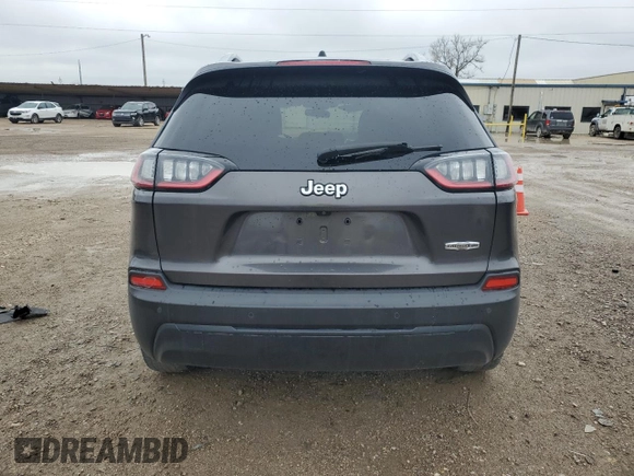 2020 Jeep Cherokee Latitude Plus with VIN 1C4PJLLB0LD605854, listed as a Copart auction lot 44743905 with 112,637 mi miles and Salvage Title. Bid and sale history available at carsss.com. Image 6.