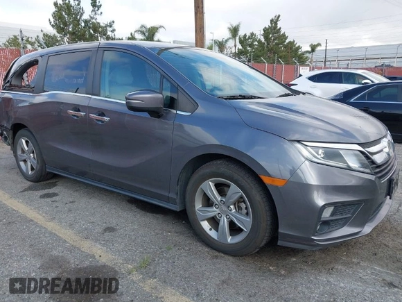 2019 Honda Odyssey EX with VIN 5FNRL6H56KB069085, listed as a IAAI auction lot 41923928 with 96,331 mi miles. Bid and sale history available at carsss.com. Image 1.