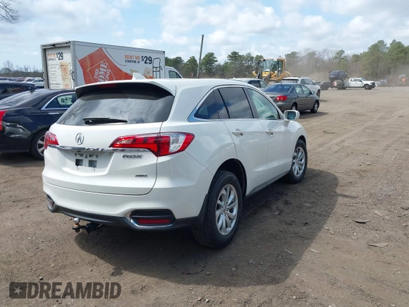 2017 Acura RDX with VIN 5J8TB4H33HL018338, listed as a IAAI auction lot 41996139 with 67,394 mi miles. Bid and sale history available at carsss.com. Image 4.
