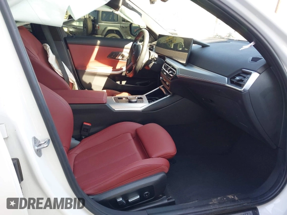 2024 BMW 3 Series 330e with VIN 3MW39FF05R8D89036, listed as a IAAI auction lot 41636274 with 17,513 mi miles and . Bid and sale history available at DreamBid. Image 5.