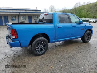 2018 Ram 1500 Sport z VIN 1C6RR7MT4JS213475, wystawiony jako Copart lot #46060455 z przebiegiem Nie podano mil oraz Szkoda całkowita • Salvage title. Historia ofert i sprzedaży dostępna na DreamBid. Obrazek 3.