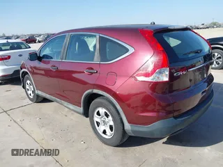 2013 Honda CR-V LX with VIN 5J6RM3H35DL038740, listed as a IAAI auction lot 41734748 with 227,261 mi miles. Bid and sale history available at carsss.com. Image 3.