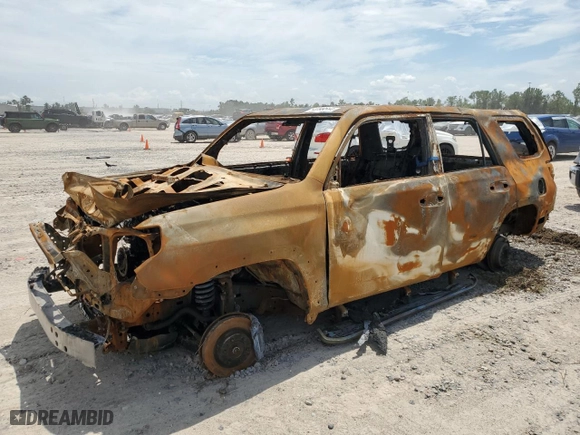2023 Toyota 4Runner TRD Sport with VIN JTESU5JR3P6154440, listed as a Copart auction lot 64099584 with 0 mi miles and Non Repairable. Bid and sale history available at carsss.com. Image 1.