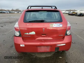 2010 Pontiac Vibe w/1SA with VIN 5Y2SP6E88AZ416882, listed as a Copart auction lot 81860554 with 133,635 mi miles and Salvage Title. Bid and sale history available at carsss.com. Image 6.