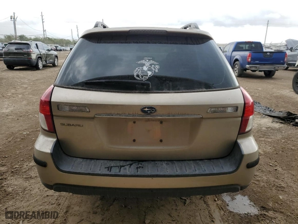 2008 Subaru Outback (Natl) with VIN 4S4BP60C287330075, listed as a Copart auction lot 77699424 with 155,280 mi miles and Salvage Title. Bid and sale history available at carsss.com. Image 6.