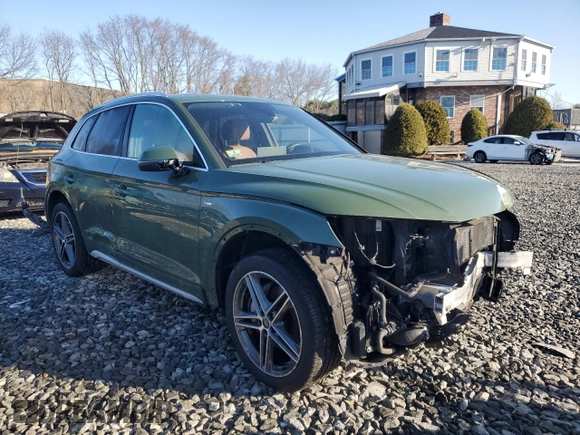 2021 Audi Q5 Premium Plus with VIN WA1E2AFYXM2040934, listed as a Copart auction lot 48679085 with 54,132 mi miles and Salvage Title. Bid and sale history available at carsss.com. Image 4.