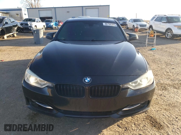 2014 BMW 3 Series 335i with VIN WBA3A9C54EF478378, listed as a Copart auction lot 46706385 with 111,572 mi miles and Salvage Title. Bid and sale history available at carsss.com. Image 5.