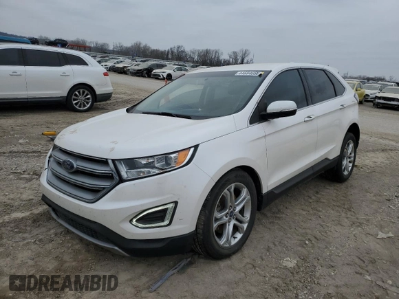 2017 Ford Edge Titanium with VIN 2FMPK4K87HBC31275, listed as a Copart auction lot 44684055 with 83,430 mi miles and Salvage Title. Bid and sale history available at carsss.com. Image 1.