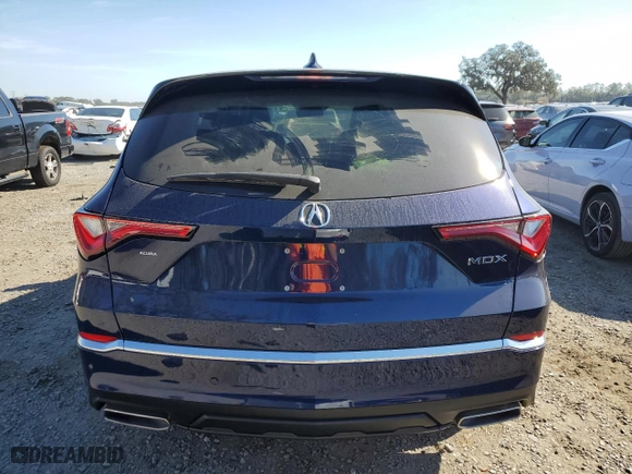 2024 Acura MDX w/Technology Package with VIN 5J8YD9H41RL002453, listed as a Copart auction lot 89086455 with 8,031 mi miles and Salvage Title. Bid and sale history available at carsss.com. Image 6.