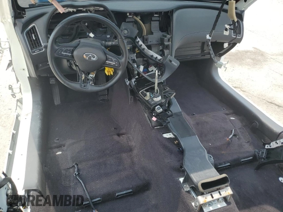 2021 Infiniti Q50 Sensory with VIN JN1EV7CP4MM700212, listed as a Copart auction lot 60689995 with Not provided miles and Salvage title. Bid and sale history available at DreamBid. Image 8.