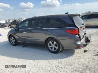 2019 Honda Odyssey EX with VIN 5FNRL6H50KB010498, listed as a Copart auction lot 45199565 with 82,964 mi miles and Salvage Title. Bid and sale history available at carsss.com. Image 2.