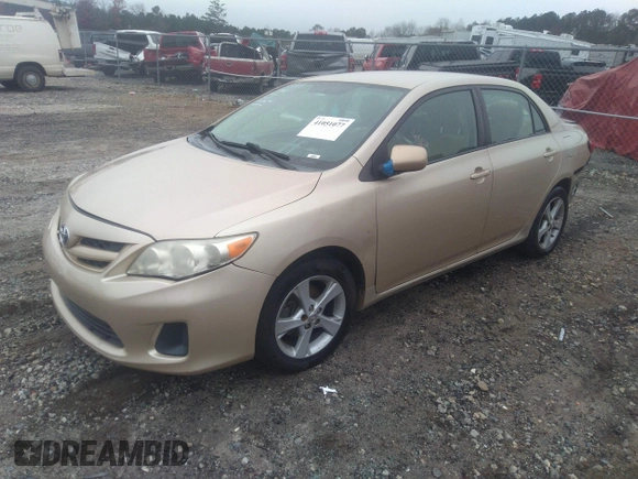 2011 Toyota Corolla L with VIN 2T1BU4EE3BC649924, listed as a IAAI auction lot 41051077 with 223,379 mi miles. Bid and sale history available at carsss.com. Image 19.
