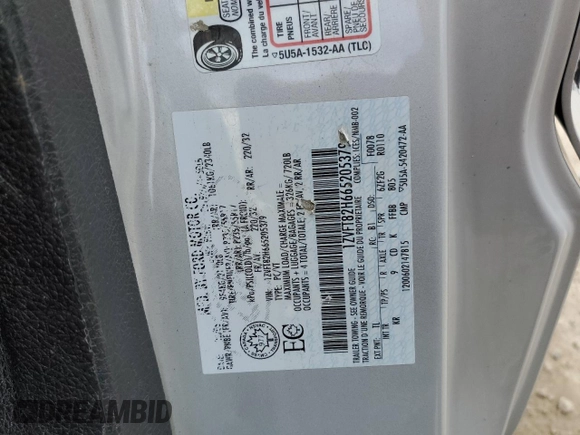 2006 Ford Mustang GT Deluxe z VIN 1ZVFT82H665205379, wystawiony jako Copart lot #57790135 z przebiegiem 193 607 mil mil oraz Szkoda całkowita • Salvage title. Historia ofert i sprzedaży dostępna na DreamBid. Obrazek 12.