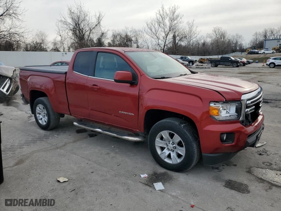 2015 GMC Canyon 2WD with VIN 1GTH5BE34F1184901, listed as a Copart auction lot 84848814 with 87,882 mi miles and Salvage Title. Bid and sale history available at carsss.com. Image 4.