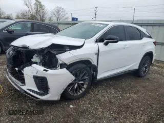 2020 Lexus RX 350 F Sport Performance with VIN 2T2YZMDA5LC223966, listed as a Copart auction lot 54944185 with 62,392 mi miles and Salvage title. Bid and sale history available at DreamBid. Image 1.