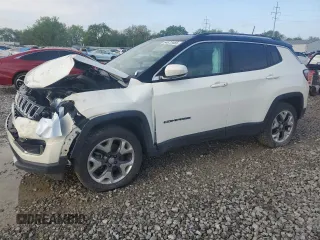2020 Jeep Compass Limited z VIN 3C4NJDCB8LT157418, wystawiony jako Copart lot #54872465 z przebiegiem 71 023 mil mil oraz Szkoda całkowita • Salvage title. Historia ofert i sprzedaży dostępna na DreamBid. Obrazek 1.