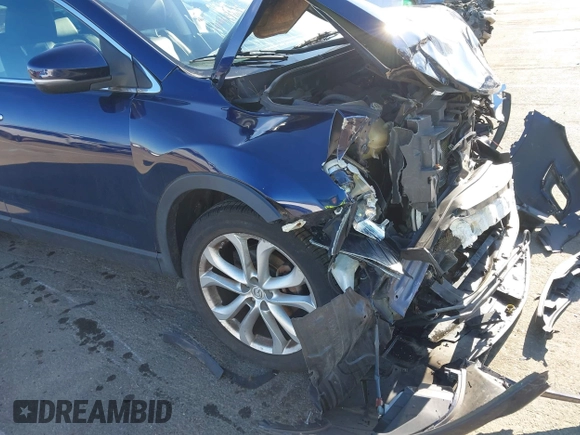 2012 Mazda CX-9 Grand Touring with VIN JM3TB3DV2C0338235, listed as a IAAI auction lot 41592307 with 1 mi miles. Bid and sale history available at carsss.com. Image 6.
