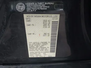 2015 Nissan Altima 2.5 with VIN 1N4AL3AP3FN322884, listed as a IAAI auction lot 41884854 with 274,298 mi miles. Bid and sale history available at carsss.com. Image 9.
