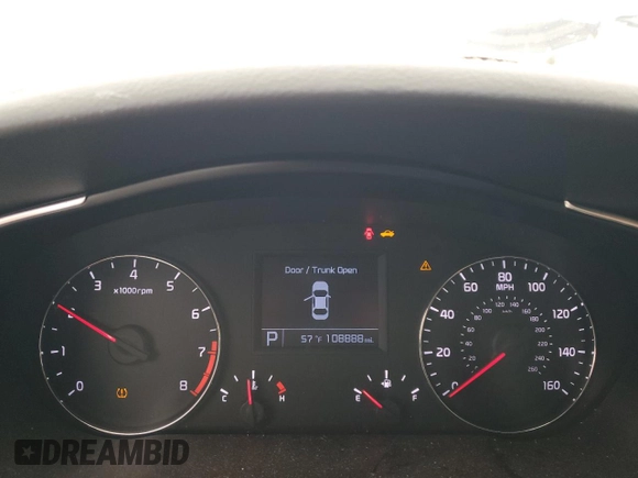 2015 Kia Cadenza Premium with VIN KNALN4D74F5172585, listed as a Copart auction lot 81832094 with 108,888 mi miles and Salvage Title. Bid and sale history available at carsss.com. Image 9.