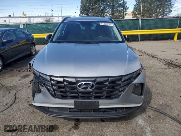 2022 Hyundai Tucson SEL with VIN 5NMJBCAE4NH071266, listed as a Copart auction lot 51295255 with 47,281 mi miles and Salvage Title. Bid and sale history available at carsss.com. Image 5.