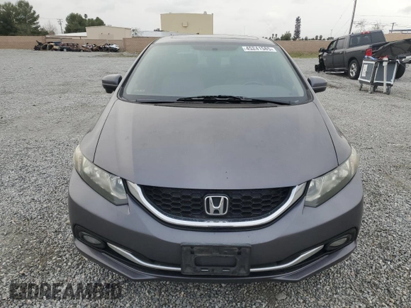 2015 Honda Civic Sedan EX-L with VIN 2HGFB2F9XFH528723, listed as a Copart auction lot 45241585 with 190,630 mi miles and Salvage Title. Bid and sale history available at carsss.com. Image 5.
