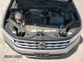 2022 Volkswagen Atlas 3.6L V6 SEL R-Line with VIN 1V2AR2CA2NC505987, listed as a Copart auction lot 61522024 with 57,703 mi miles and Salvage Title. Bid and sale history available at carsss.com. Image 12.
