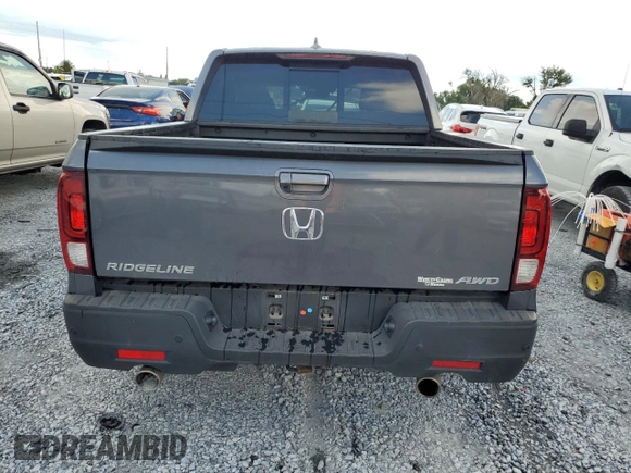 2023 Honda Ridgeline RTL-E with VIN 5FPYK3F79PB010418, listed as a Copart auction lot 62272845 with 39,739 mi miles and Salvage title. Bid and sale history available at DreamBid. Image 6.