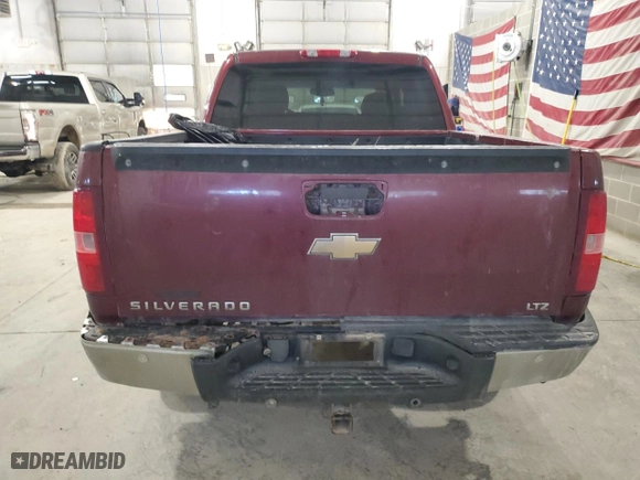 2009 Chevrolet Silverado 1500 LTZ with VIN 3GCEK33MX9G230914, listed as a Copart auction lot 83002624 with 0 mi miles and Salvage Title. Bid and sale history available at carsss.com. Image 6.