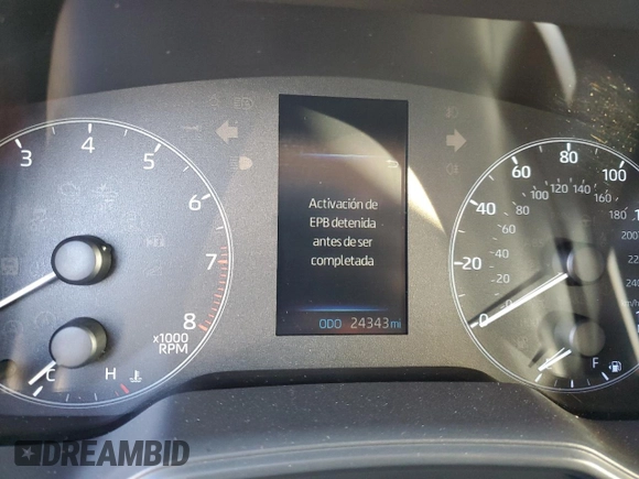 2024 Toyota Corolla LE with VIN JTDB4MEE3R3021798, listed as a Copart auction lot 47267415 with 24,343 mi miles and Salvage title. Bid and sale history available at DreamBid. Image 9.