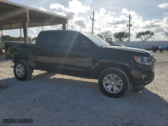 2022 Chevrolet Colorado 2WD LT with VIN 1GCGSCEA1N1252207, listed as a Copart auction lot 73583914 with 35,794 mi miles and Non Repairable. Bid and sale history available at carsss.com. Image 4.