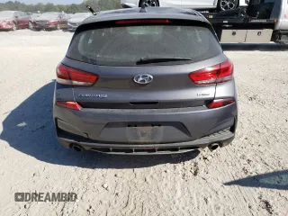 2019 Hyundai Elantra GT N Line with VIN KMHH55LC0KU110075, listed as a Copart auction lot 76715924 with 68,612 mi miles and Salvage Title. Bid and sale history available at carsss.com. Image 6.