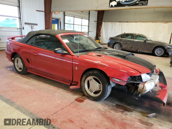1995 Ford Mustang with VIN 1FALP4448SF223731, listed as a Copart auction lot 48657374 with 163,680 mi miles and Non repairable. Bid and sale history available at DreamBid. Image 4.