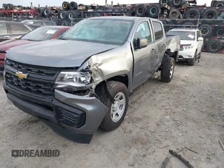 2022 Chevrolet Colorado 2WD Work Truck with VIN 1GCGSBEN4N1319525, listed as a IAAI auction lot 41070216 with 22,337 mi miles and . Bid and sale history available at DreamBid. Image 2.