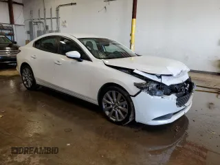 2021 Mazda 3 Select with VIN JM1BPABLXM1339558, listed as a Copart auction lot 49332525 with 48,220 mi miles and Salvage Title. Bid and sale history available at DreamBid. Image 4.