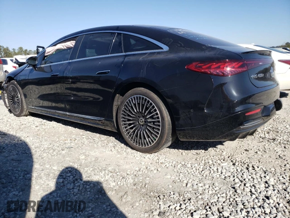 2022 Mercedes-Benz EQS with VIN W1KCG2DB5NA010482, listed as a Copart auction lot 40247144 with 0 mi miles and Non Repairable. Bid and sale history available at carsss.com. Image 2.