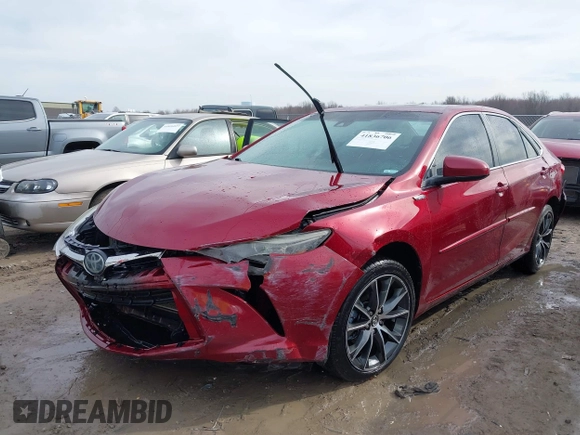 2016 Toyota Camry XSE with VIN 4T1BK1FK7GU574675, listed as a IAAI auction lot 41836706 with 102,684 mi miles. Bid and sale history available at carsss.com. Image 2.