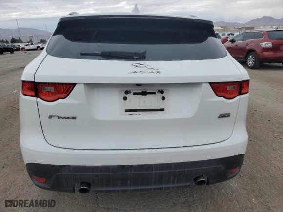 2018 Jaguar F-PACE 25t Premium with VIN SADCJ2FX9JA272704, listed as a Copart auction lot 48439155 with 106,738 mi miles and Salvage Title. Bid and sale history available at carsss.com. Image 6.