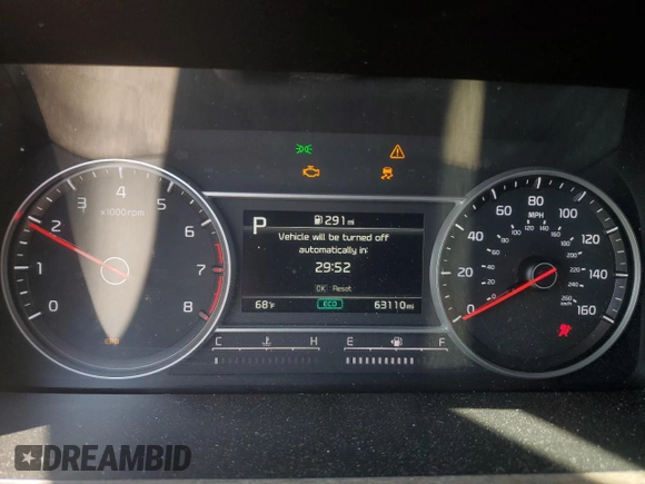2021 Kia Sorento EX with VIN 5XYRHDLF4MG068535, listed as a Copart auction lot 50385475 with 63,110 mi miles and Salvage Title. Bid and sale history available at carsss.com. Image 9.