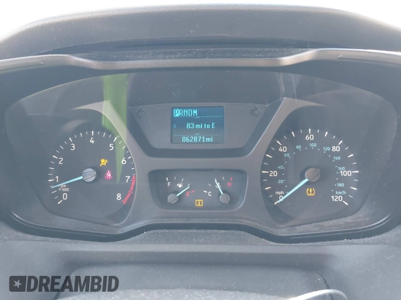 2017 Ford Transit XL with VIN 1FBZX2ZM1HKA04972, listed as a IAAI auction lot 41461280 with 62,871 mi miles and . Bid and sale history available at DreamBid. Image 7.