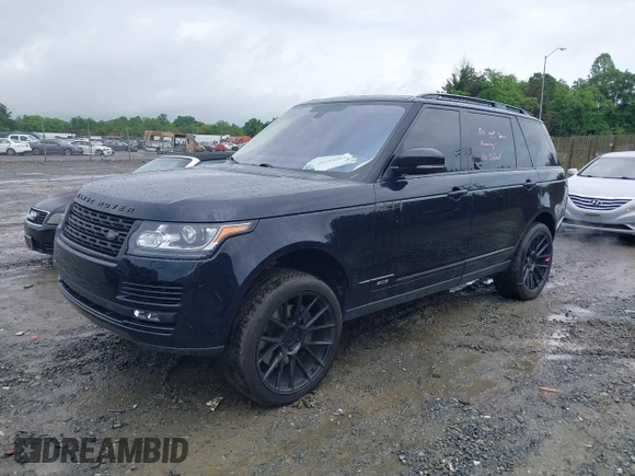 2016 Land Rover Range Rover Supercharged z VIN SALGS3EF7GA299281, wystawiony jako IAAI lot #40481154 z przebiegiem 92 123 mil mil oraz . Historia ofert i sprzedaży dostępna na DreamBid. Obrazek 6.