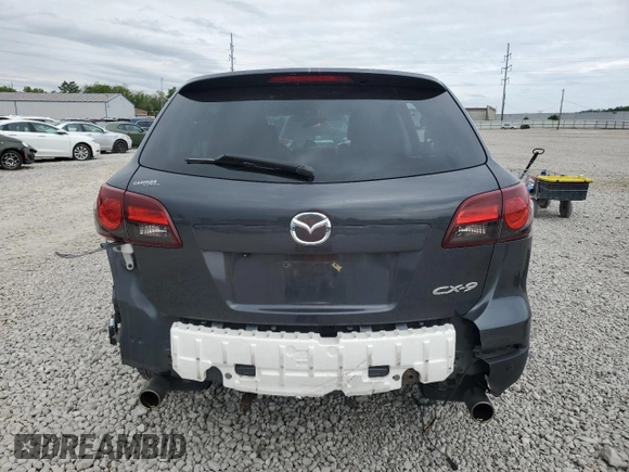 2014 Mazda CX-9 Touring with VIN JM3TB2CA7E0444918, listed as a Copart auction lot 57801165 with 116,638 mi miles and Salvage title. Bid and sale history available at DreamBid. Image 6.