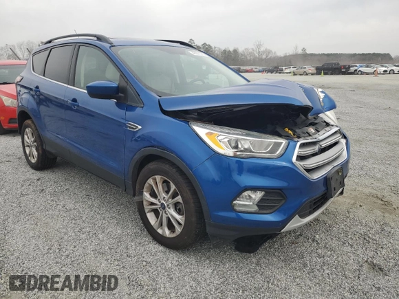 2017 Ford Escape SE with VIN 1FMCU9G97HUD68220, listed as a Copart auction lot 48880565 with 116,684 mi miles and Salvage Title. Bid and sale history available at carsss.com. Image 4.