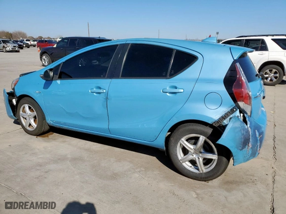 2015 Toyota Prius c One with VIN JTDKDTB35F1099729, listed as a Copart auction lot 46311275 with 166,701 mi miles and Salvage Title. Bid and sale history available at carsss.com. Image 2.
