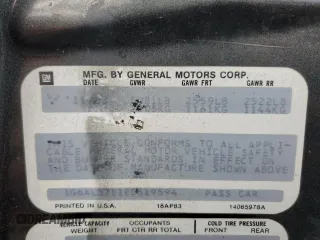 1984 Cadillac Eldorado z VIN 1G6AL5781EE619594, wystawiony jako Copart lot #80918934 z przebiegiem 47 529 mil mil oraz Szkody całkowita. Historia ofert i sprzedaży dostępna na DreamBid. Obrazek 12.