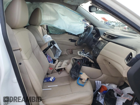 2017 Nissan Rogue SL with VIN 5N1AT2MT0HC825974, listed as a Copart auction lot 83856374 with Not provided miles and Salvage title. Bid and sale history available at DreamBid. Image 7.