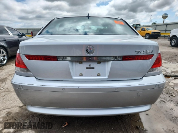 2003 BMW 7 Series 745i z VIN WBAGL63443DP63432, wystawiony jako Copart lot #60335925 z przebiegiem Nie podano mil oraz Szkoda całkowita • Salvage title. Historia ofert i sprzedaży dostępna na DreamBid. Obrazek 6.
